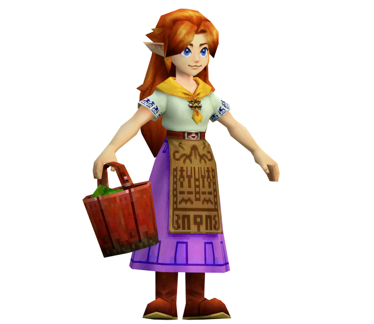 3DS - The Legend of Zelda: Ocarina of Time 3D - Princess Zelda (Adult) -  The Models Resource