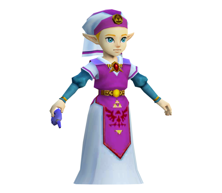 3DS - The Legend of Zelda: Ocarina of Time 3D - Princess Zelda (Child) -  The Models Resource