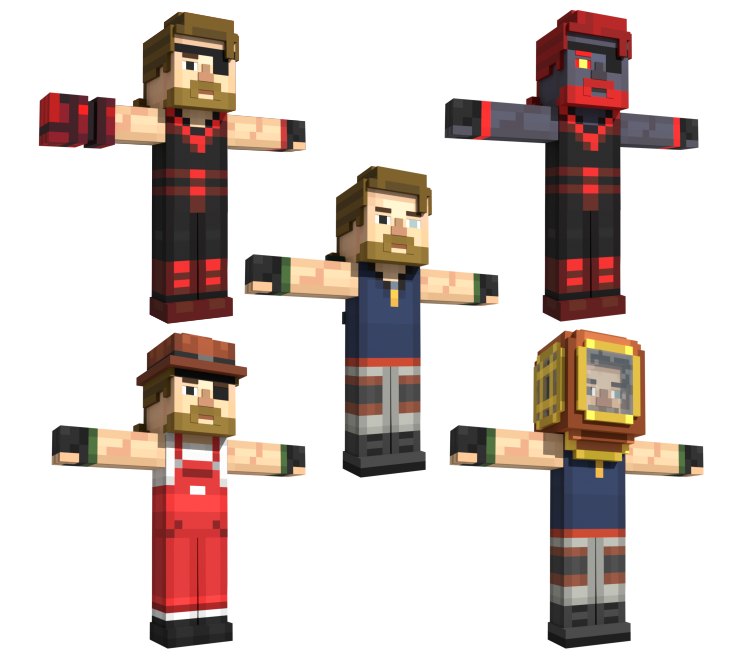 PC / Computer - Minecraft: Story Mode - Season Two - Lukas - The Models  Resource