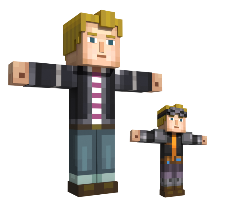PC / Computer - Minecraft: Story Mode - Season Two - Lukas - The Models  Resource