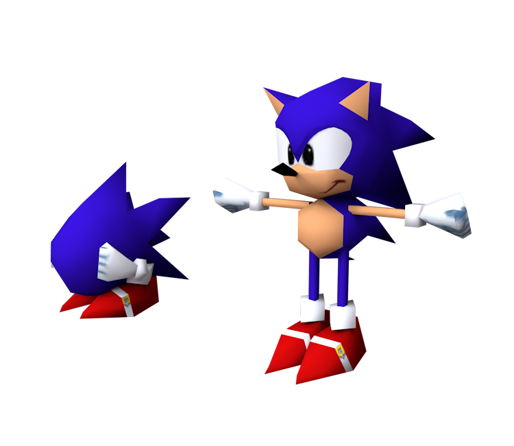 Custom / Edited - Sonic the Hedgehog Customs - Sonic (Sonic Mania, T-Posed)  - The Models Resource