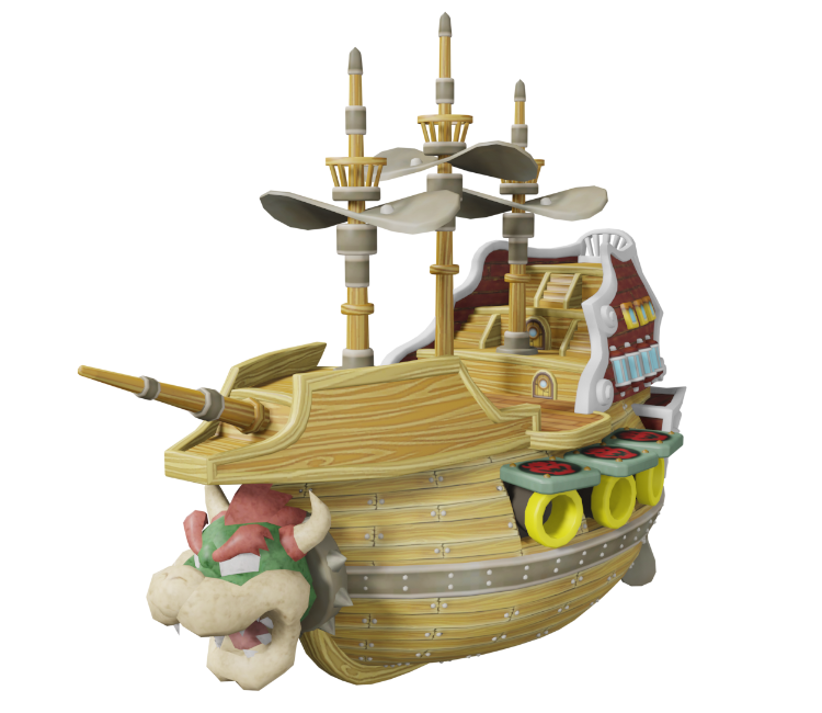 Wii U - New Super Mario Bros. U / New Super Luigi U - Bowser's Airship