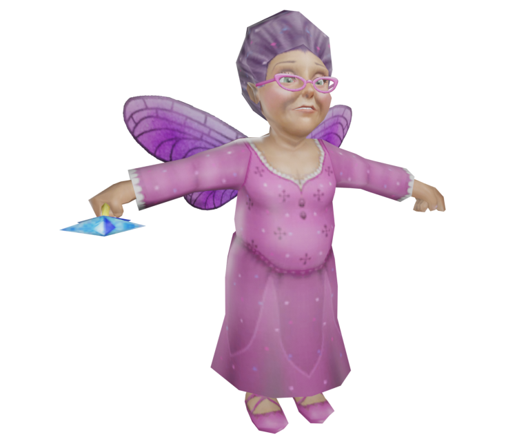 Pc Computer Shrek 2 Fairy Godmother The Models Resource