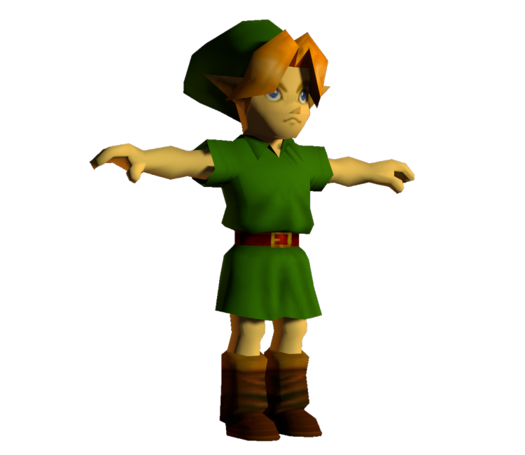 Nintendo 64 - The Legend of Zelda: Ocarina of Time - Link (Young, High  Poly) - The Models Resource