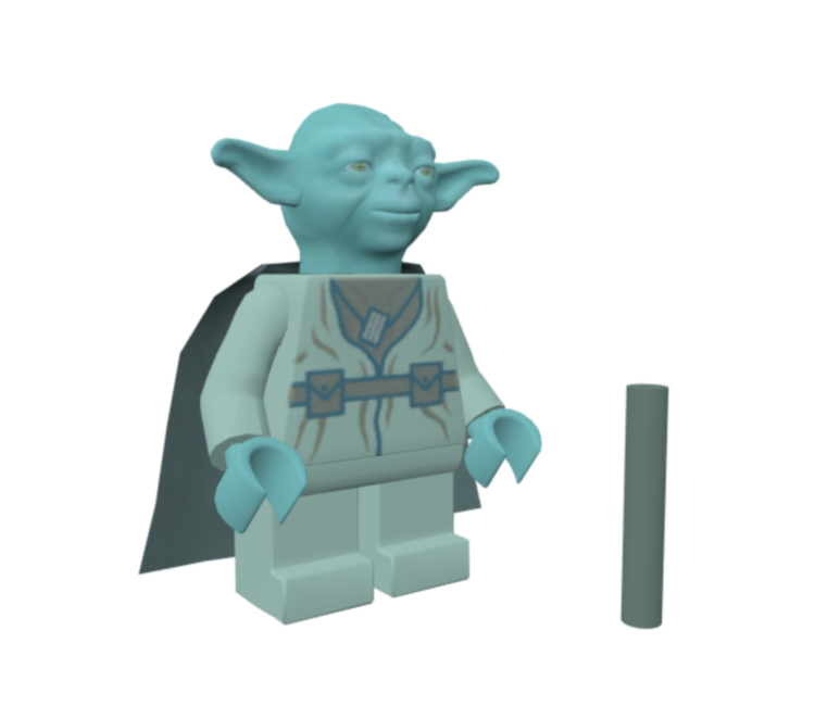 PC Computer - LEGO Star Wars: The Complete Saga - Yoda (Ghost) - The Models Resource