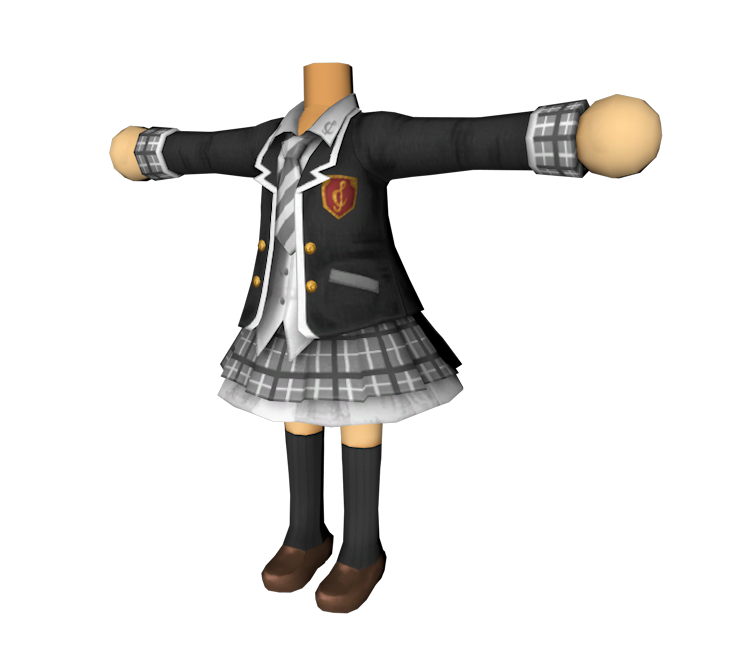 Wii U - Wii Karaoke U - School Uniform (Female) - The Models Resource