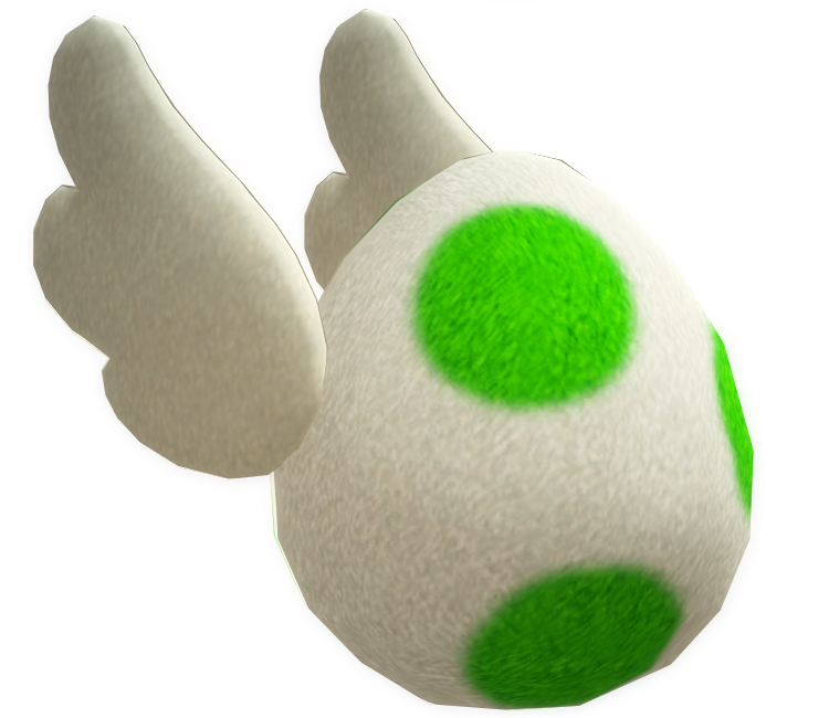 Nintendo Switch - Yoshi's Crafted World - Winged Yoshi Egg - The