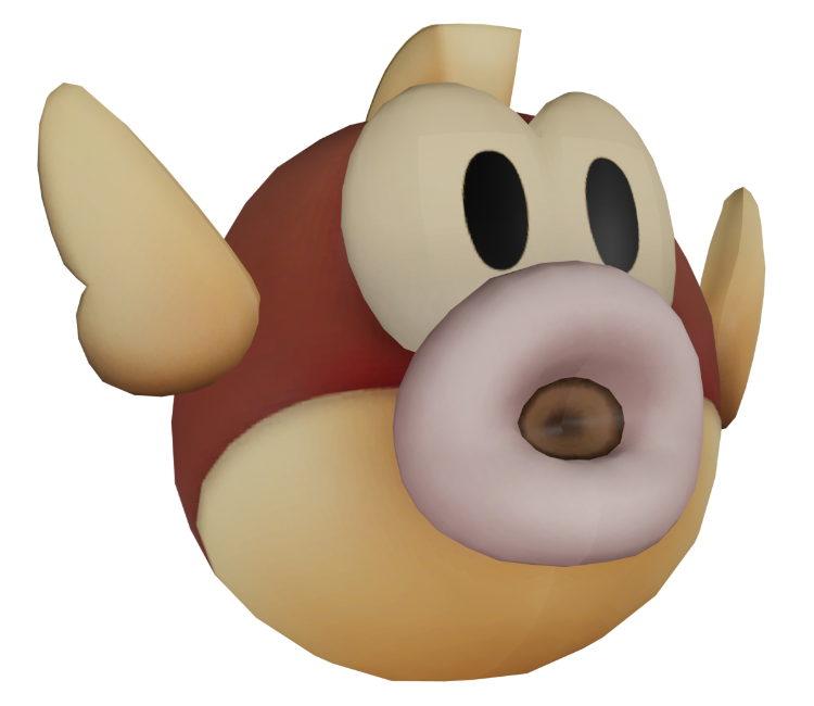 link's awakening cheep cheep figure