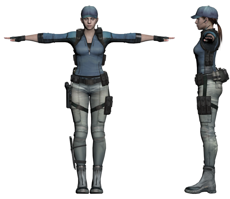 PC / Computer - Resident Evil 5 - Jill Valentine - The Models Resource