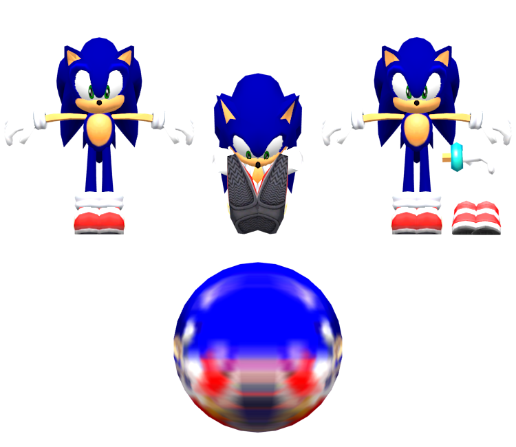 Dreamcast - Sonic Adventure - Sonic the Hedgehog - The Models Resource