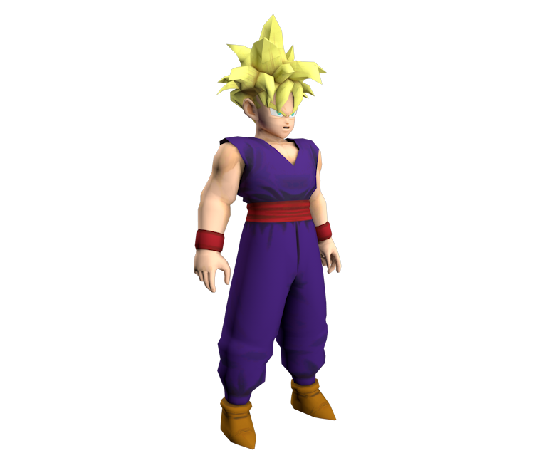 GameCube - Dragon Ball Z: Budokai - Trunks (Armor, Ultra Super Saiyan) -  The Models Resource