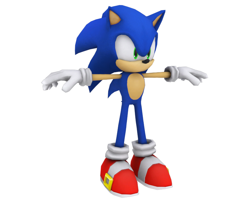 Wii Sonic Unleashed Sonic The Models Resource - polysonic rp sonic roblox fangame
