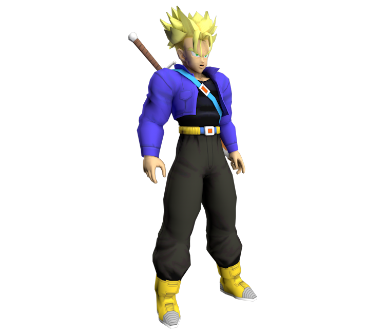 GameCube - Dragon Ball Z: Budokai - Trunks (Armor, Ultra Super Saiyan) -  The Models Resource