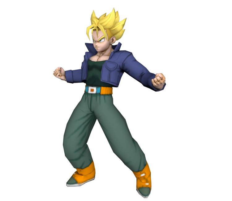 GameCube - Dragon Ball Z: Budokai - Trunks (Armor, Ultra Super Saiyan) -  The Models Resource