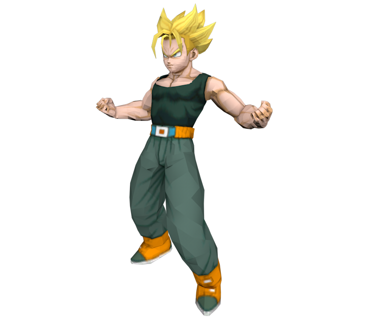 GameCube - Dragon Ball Z: Budokai - Trunks (Armor, Ultra Super Saiyan) -  The Models Resource