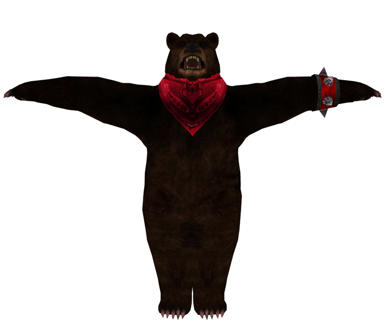 Playstation 2 Tekken Tag Tournament Kuma The Models Resource
