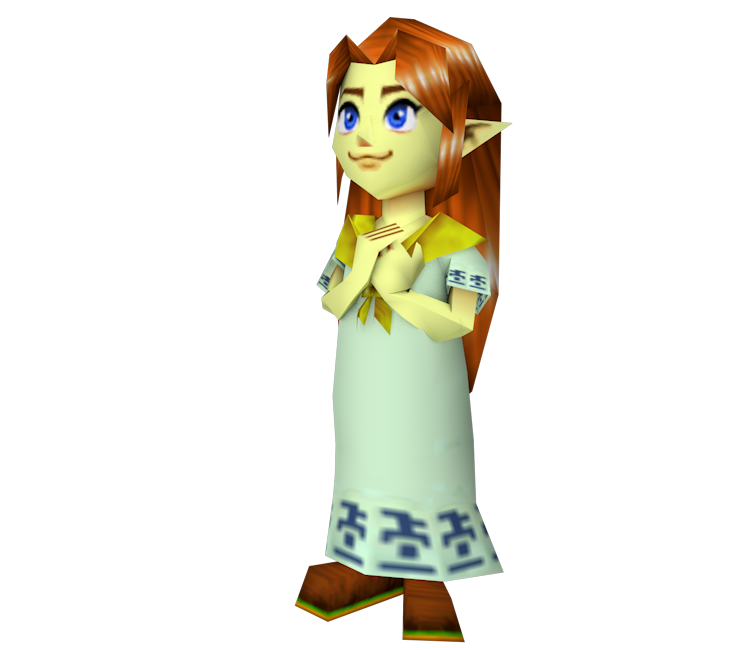 3DS - The Legend of Zelda: Ocarina of Time 3D - Malon (Adult) - The Models  Resource