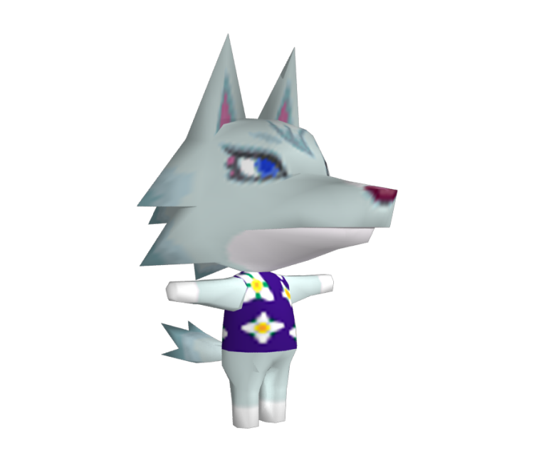 Wii - Animal Crossing: City Folk - Wolves - The Models Resource