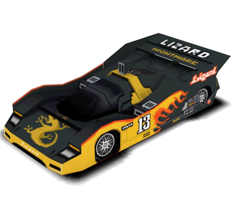 Nintendo 64 - Ridge Racer 64 - Lizard Nightmare - The Models Nintendo 64 - Ridge Racer 64 - Lizard Nightmare - The Models