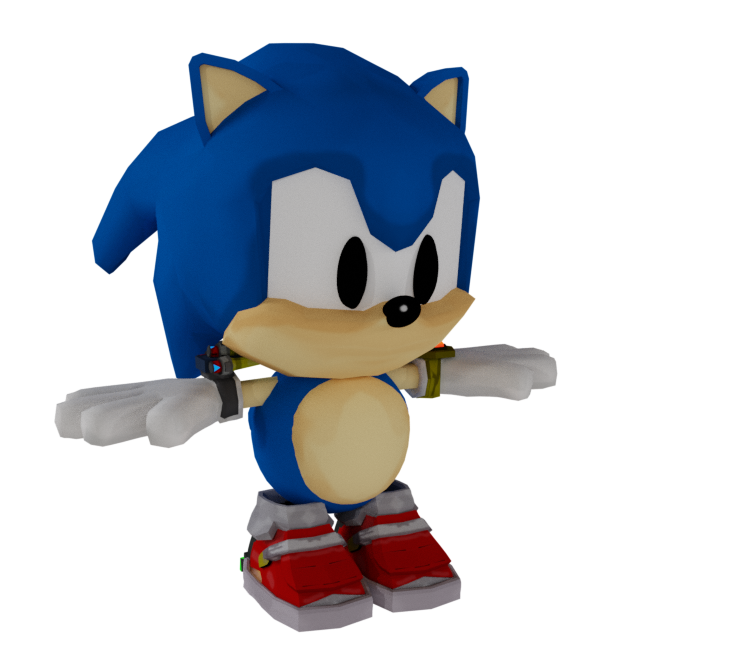 Dreamcast - Sonic Adventure - Sonic the Hedgehog - The Models Resource