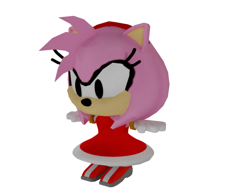 Custom Cursor Cute Amy Rose from Sonic the Hedgehog