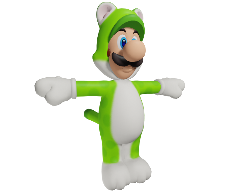 Wii U - Super Mario 3D World - Mario (Cat Suit) - The Models Resource