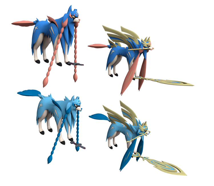 Pokemon Zacian Sword 3D model 3D printable