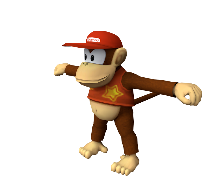 Dolke aktivt Vanære GameCube - Mario Superstar Baseball - Diddy Kong - The Models Resource