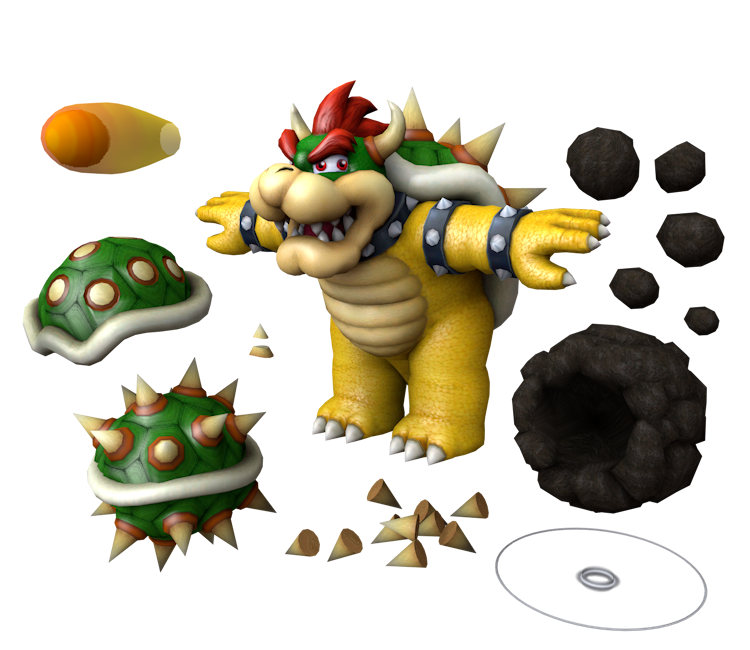 3DS - Super Smash Bros. for Nintendo 3DS - Bowser - The Models Resource