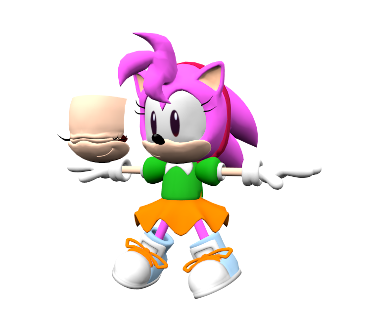 Custom / Edited - Sonic the Hedgehog Customs - Amy Rose (Classic