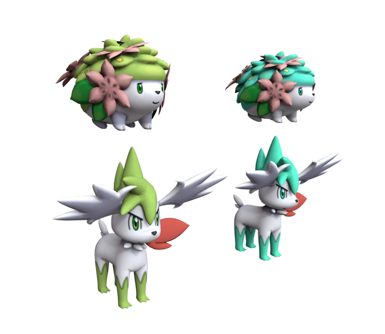 Mobile - Pokémon HOME - #492 Shaymin (Sky Forme) - The Models Resource