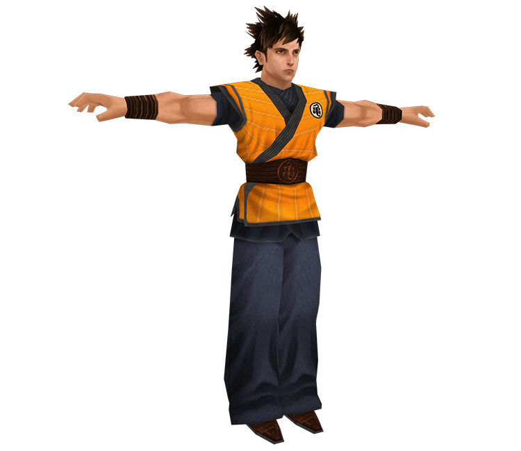 PSP - Dragon Ball Evolution - Son Goku - The Models Resource