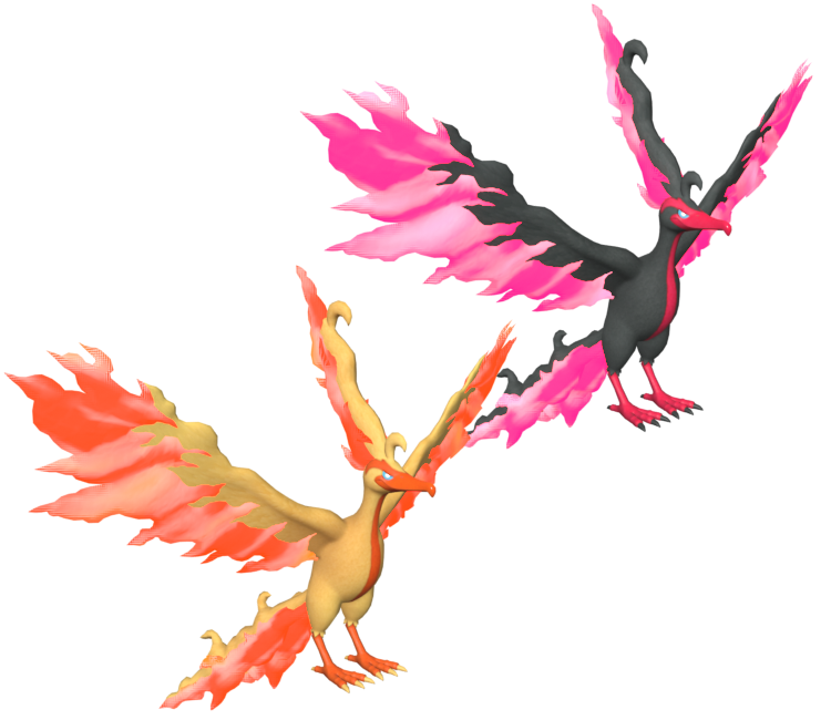 Galarian Moltres Shiny 6IVs Galar Event - Pokemon Scarlet & Violet