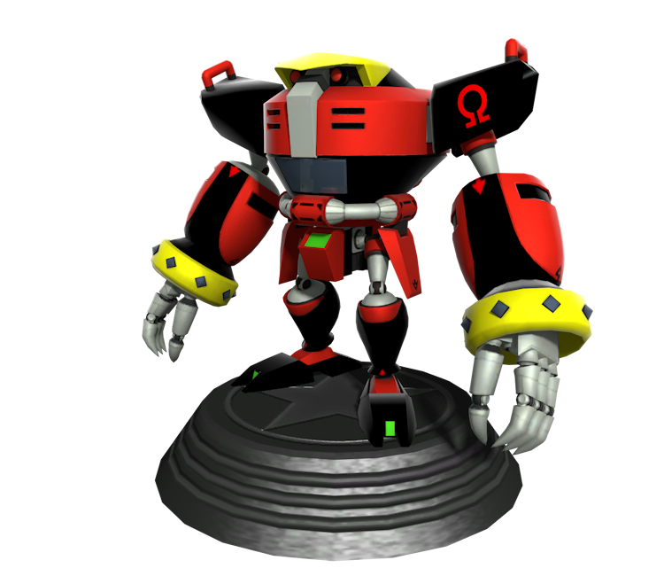 Pc Computer Sonic Generations E 123 Omega Statue The Models Resource