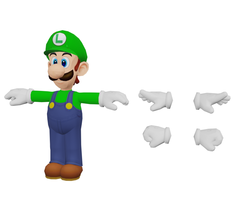 Open Assets] - T-Pose Luigi!