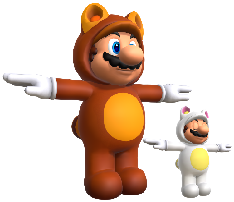 Wii U - Super Mario 3D World - Mario (Cat Suit) - The Models Resource