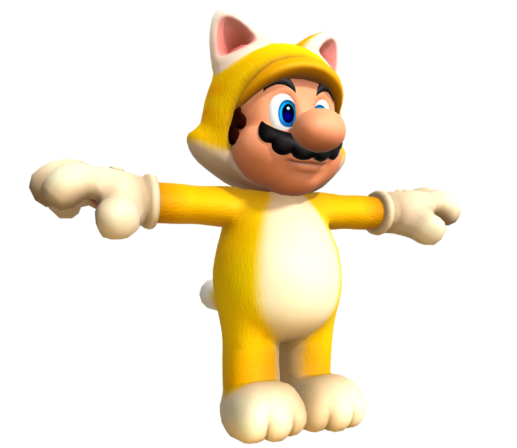 Wii U - Super Mario 3D World - Mario (Cat Suit) - The Models Resource