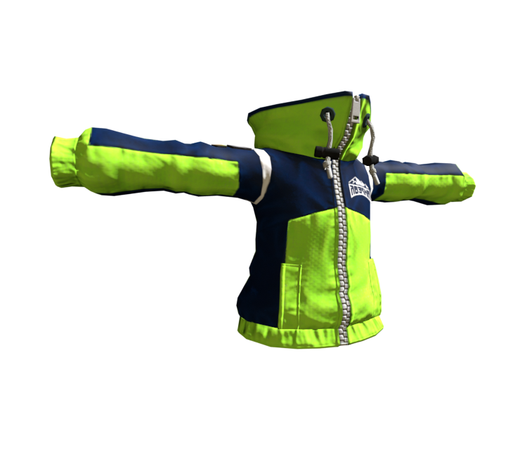Nintendo Switch - Splatoon 3 - Lime Ski Jacket - The Models Resource