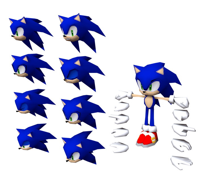 Wii - Sonic Colors - Super Sonic - The Models Resource