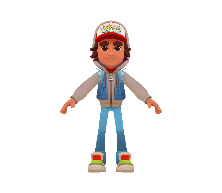 Subway surfers - Jake 2012 - Download Free 3D model by Richard Teste  (@richardteste) [78dc556]