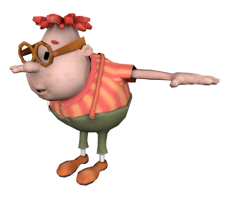 GameCube Jimmy Neutron Attack Of The Twonkies Carl Wheezer.
