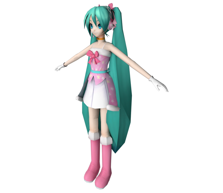 Psp Hatsune Miku Project Diva Extend Hatsune Miku Haruka Style The Models Resource