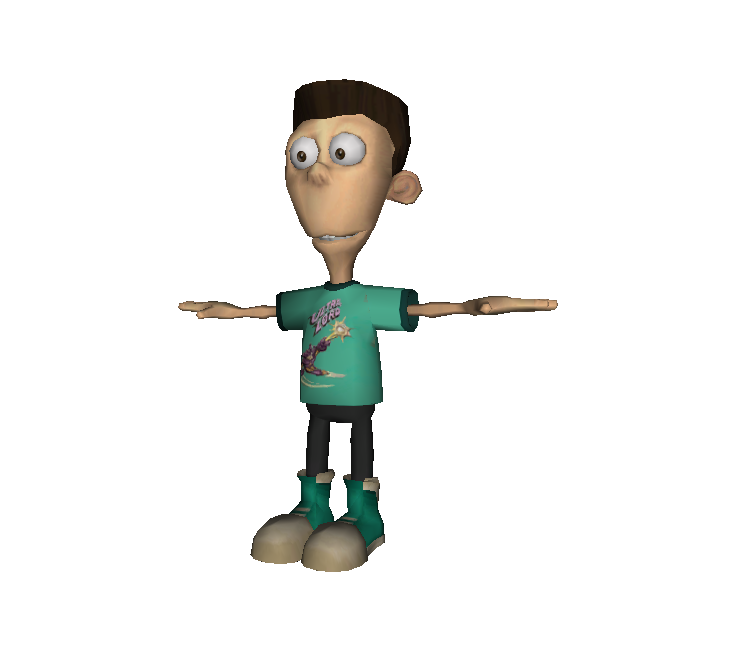 sheen from jimmy neutron action figure