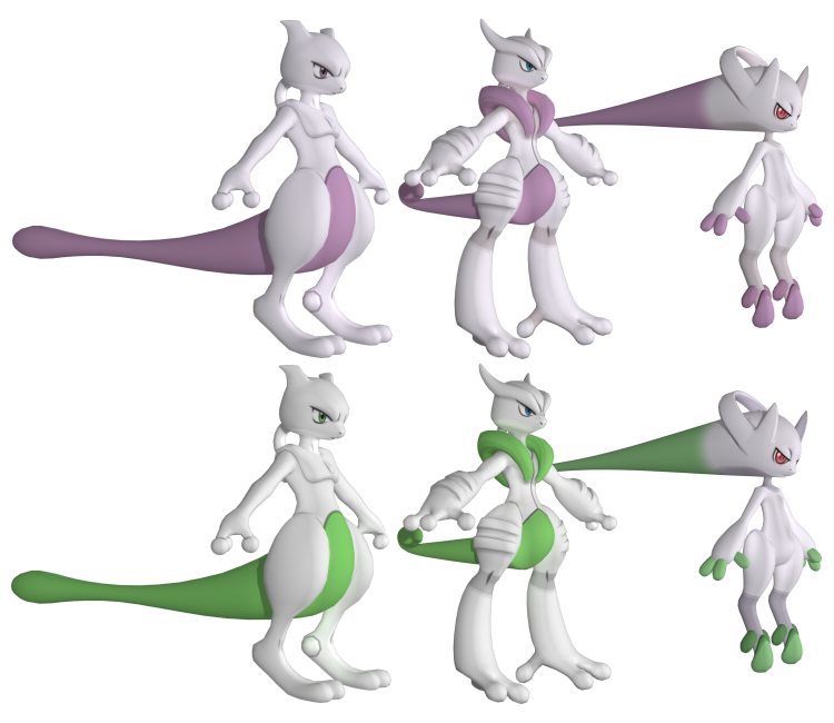 New Mewtwo X & Y pokébuki styles : r/PokemonUnite