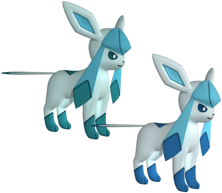 3ds Pokémon X Y 471 Glaceon The Models Resource