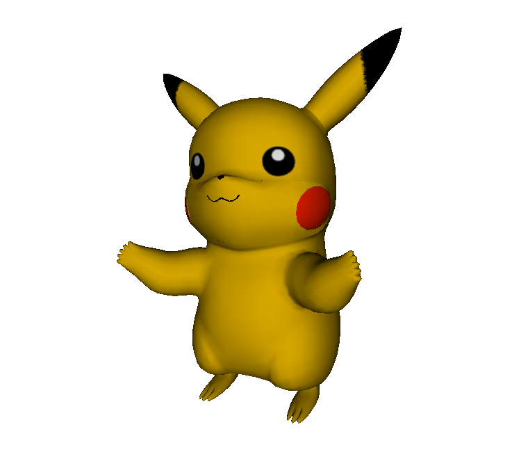 GameCube - Pokémon Channel - #025 - Pikachu - The Models Resource