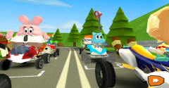 Race with Gumball and Finn in Formula Cartoon All-Stars