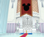 Disney Castle Throne Room & Library