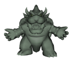 Bowser Statue