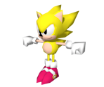 Super Sonic (Classic, Low-Poly)